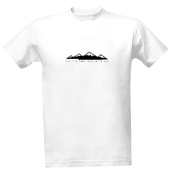 Tričko s potiskem Jdi do hor